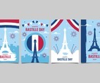 Bastille Day Greeting Card Set