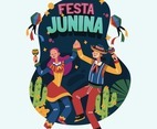 Dance Together With Maracas in Festa Junina Festival