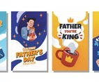 Father day greeting card set