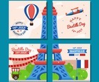 Bastille day card collection