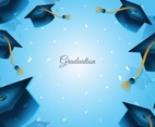 Throwing Hat Background Template