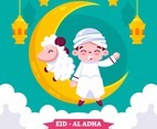 Cute Design of Eid Al-Adha
