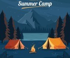 Welcome to Summer Camp Background
