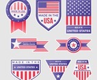 Made In United States of America Label Logos