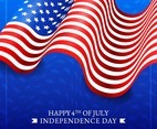 4th of July American Flag Background