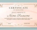 Certificate of Graduation Design Template