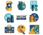 Vaccine Research and Science Icon Set