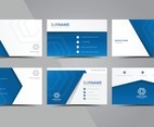 Modern Blue Creative and Clean Business Card Template