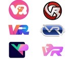Set of VR Tech logo