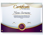 Simple Elegant Certificate Award template