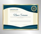 Certificate of Graduation Layout Template