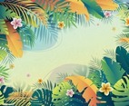 Summer Tropical Vibes Background