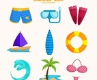 Summer Beach Icon Collection