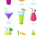 Summer Drink Icon Collection