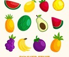 Summer Fruit Icon Collection