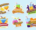 Summer Drink Stickers Collection