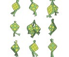 Ketupat in Different Angles