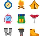 Set of Summer Camp Icons