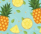Fresh Pineapple Background