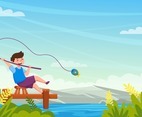 Fishing on Summer