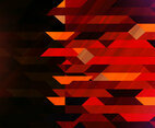 Red Geometric Dynamic Composition Background