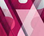 Abstract V Shape Pink Background