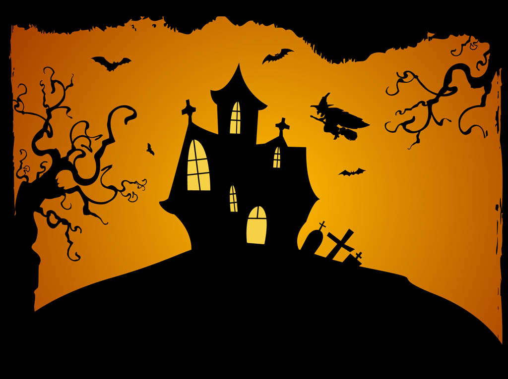 Halloween Background Vector Vector Art & Graphics