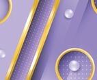 Lilac Background with Gold Element