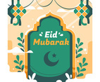Eid Mubarak Ketupat Concept