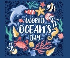 World Oceans Day Illustration