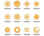 Sun Bright Company Logo Set