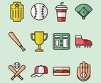 Set of Softball Icon