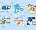 World Ocean Days Stickers
