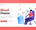Blood Donor Activism Landing Page