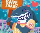 Protect Shark with Love and Peace