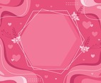 Modern Pink Abstract Background