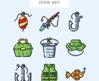 Fishing Icon Set