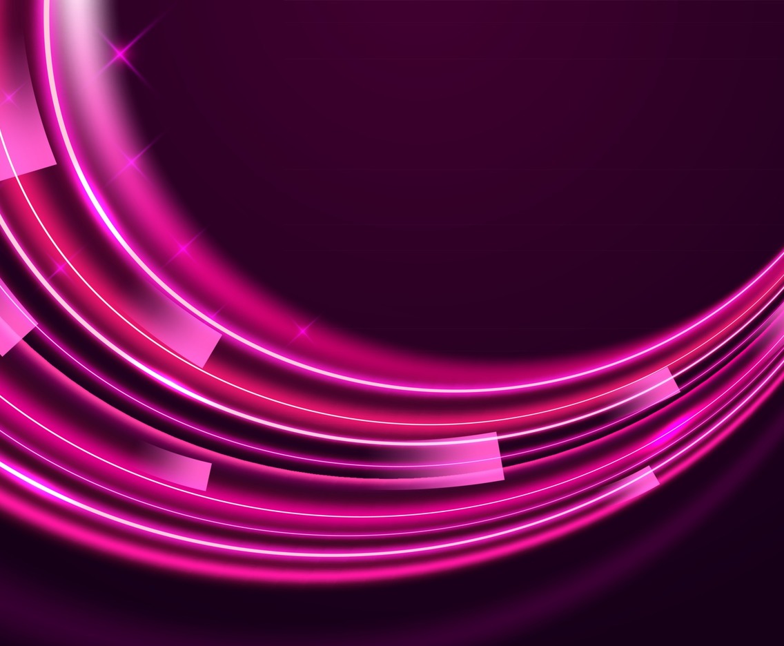 Neon Pink Wave Background