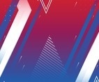 Mix Red White Blue Geometric Shapes Background