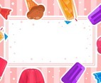 Summer Food Sweets Background