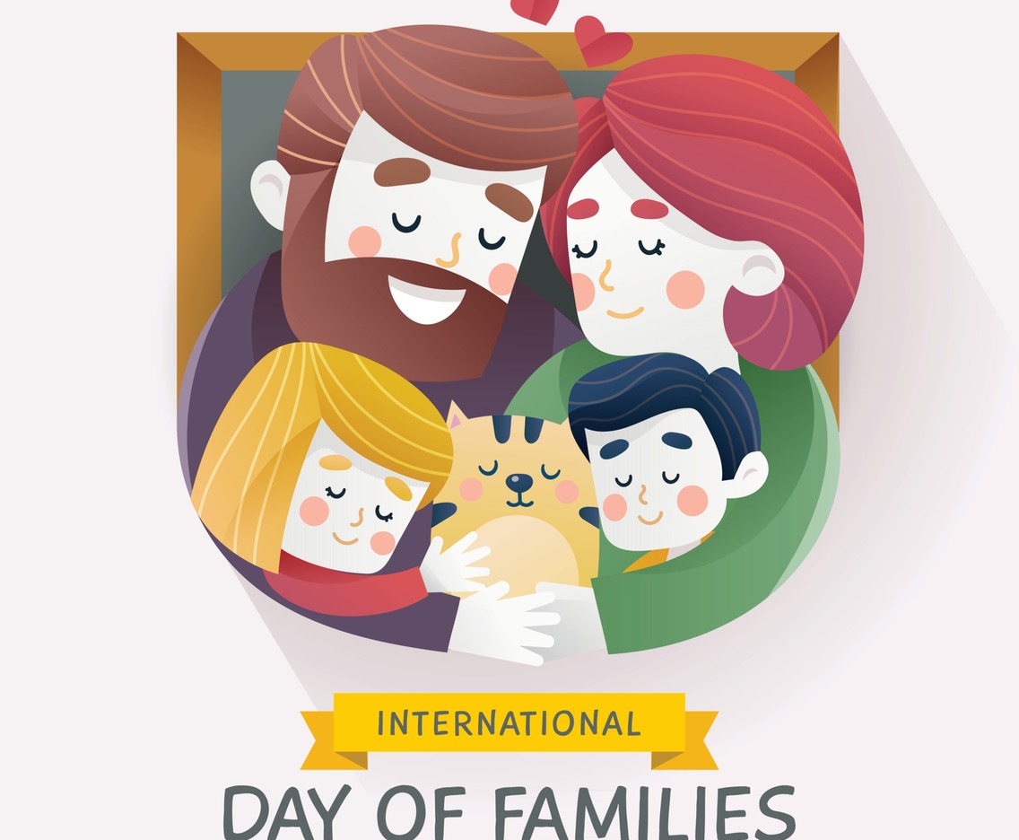 Happiness Family With Child And Pet