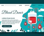 Blood Donor Landing Page