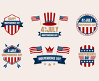 4th of July Badges