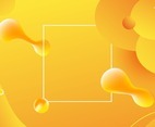 Yellow Abstract Shape Gradient Background