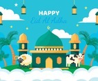 Eid Adha Celebration Concept