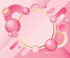 Modern Geometric Pink Background