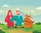 Celebrating Eid Adha with Goat