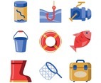 Collection of Fishing Icons