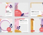 Abstract Floral Social Media Template