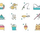 Colorful Fishing Icon